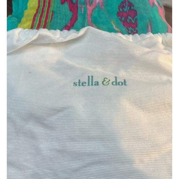 Stella and Dot Bright Island Scarf/Wrap/Sarong 38 x 78” - Picture 3 of 4